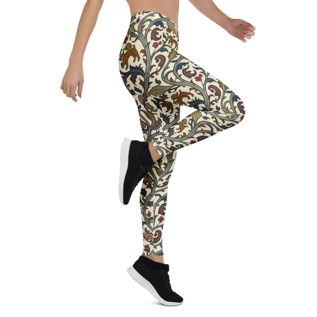 Arboreal Menagerie on Leggings — Right