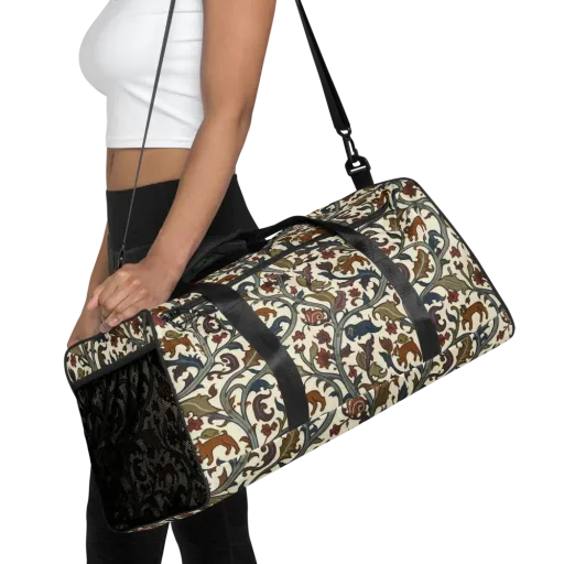 Arboreal Menagerie on a Duffle Bag