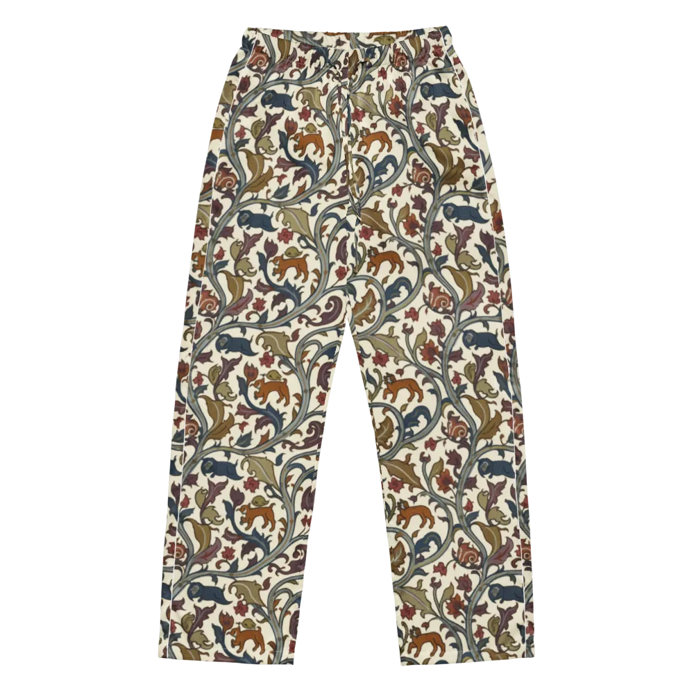 Arboreal Menagerie on Women's Pajama Pants — Front