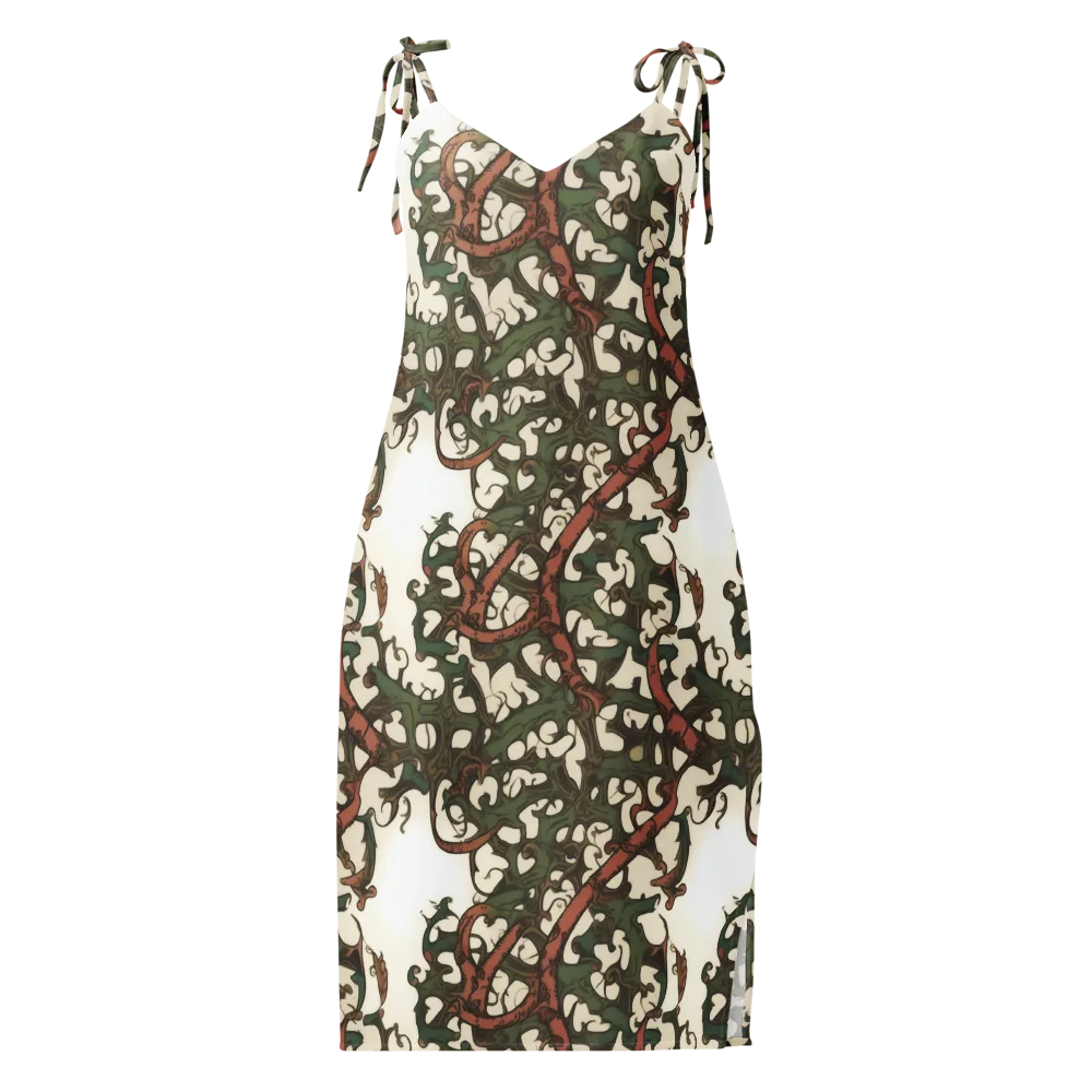 Russet Verdure on Slip Dress — Front