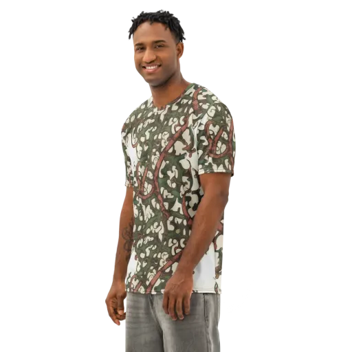 Russet Verdure on a Men's Cotton Crew Neck T-Shirt