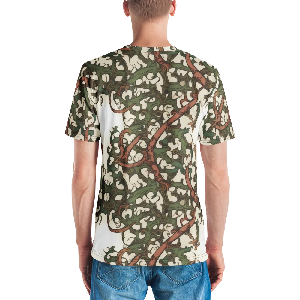 Russet Verdure on Men's Crew Neck T-Shirt — Back