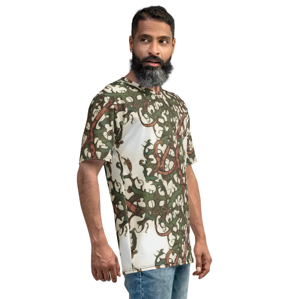 Russet Verdure on Men's Crew Neck T-Shirt — Right