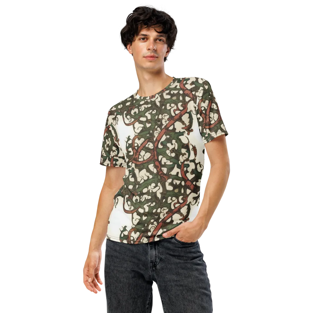 Russet Verdure on Men's Crew Neck T-Shirt — Front