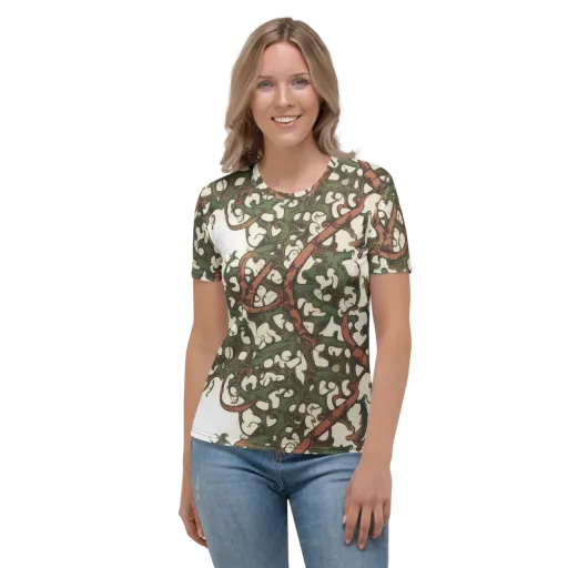 Russet Verdure on a Women's Crew Neck T-Shirt