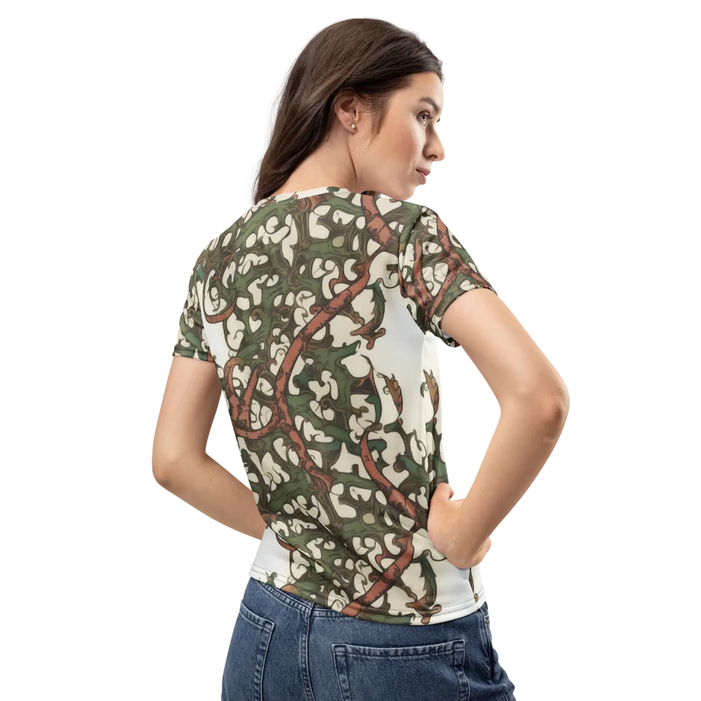 Russet Verdure on Women's Crew Neck T-Shirt — Back