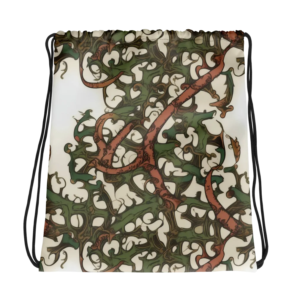 Russet Verdure on Drawstring Bag — Photo