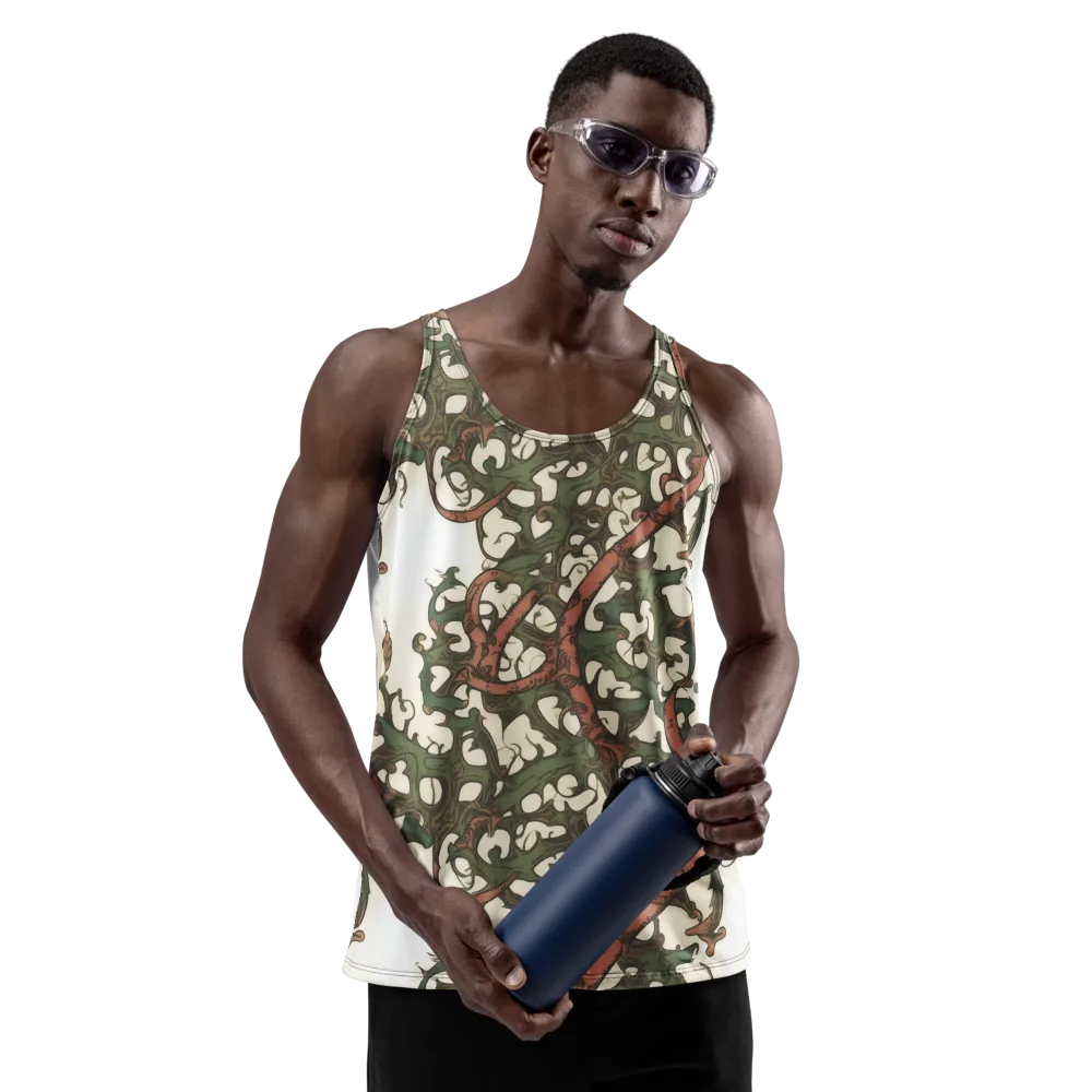 Russet Verdure on Men's Tank Top — Front