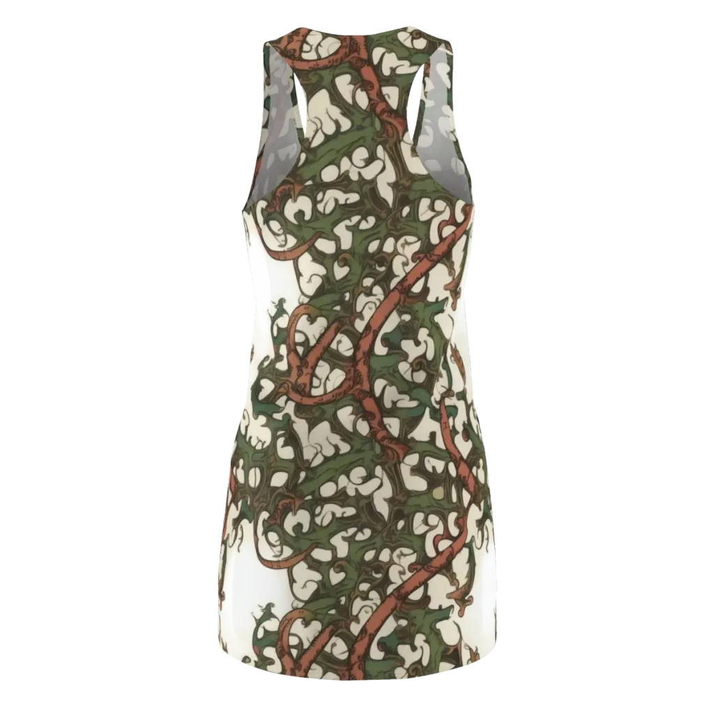 Russet Verdure on Racerback Dress — Back