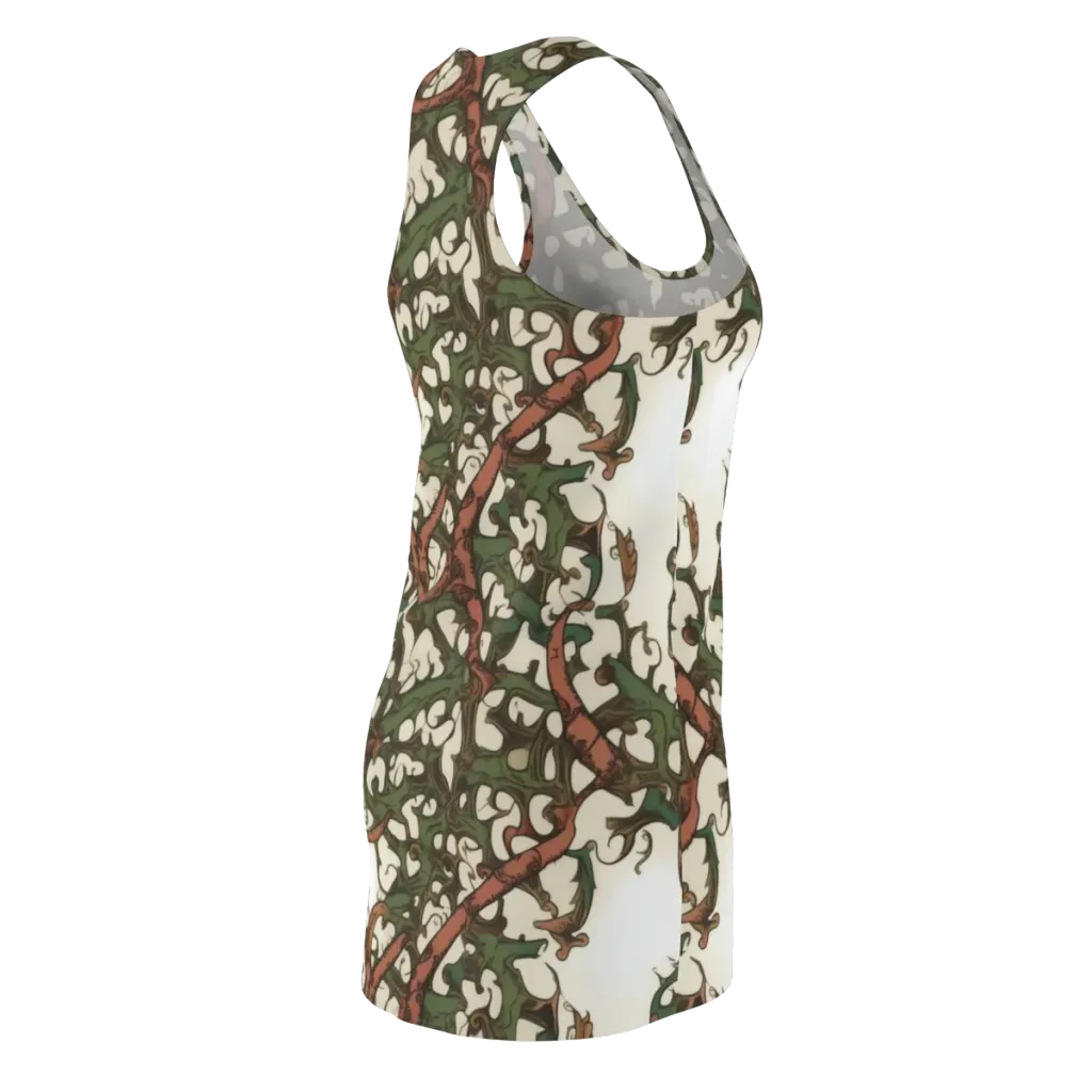 Russet Verdure on Racerback Dress — Back Side