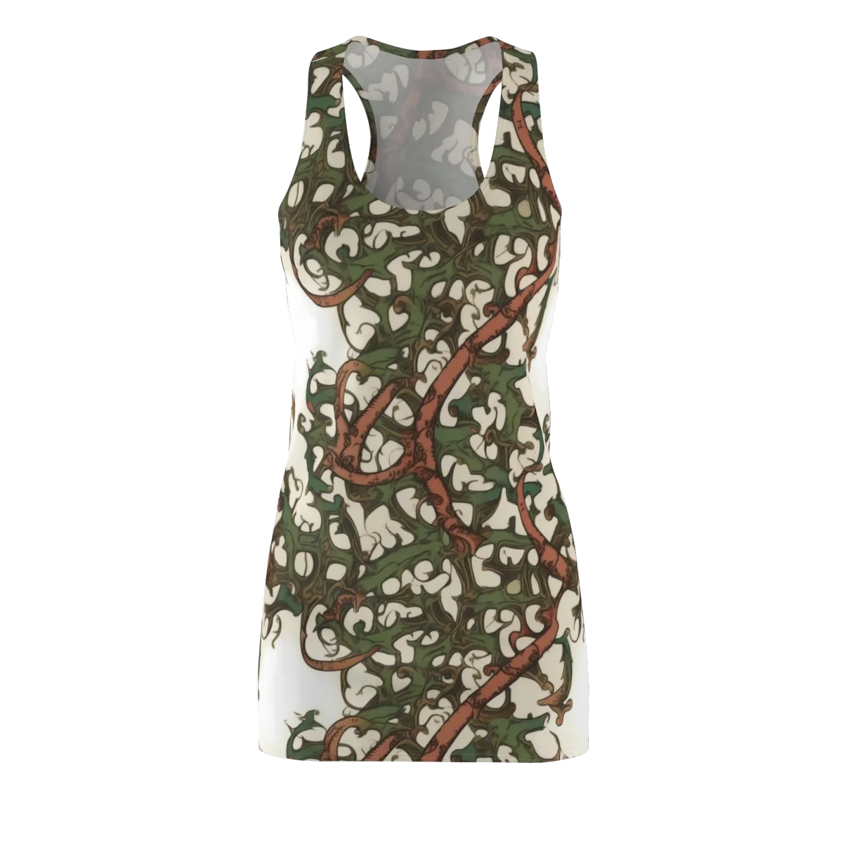 Russet Verdure on Racerback Dress — Front