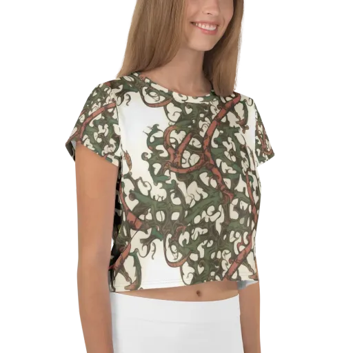 Russet Verdure on a Crop Tee