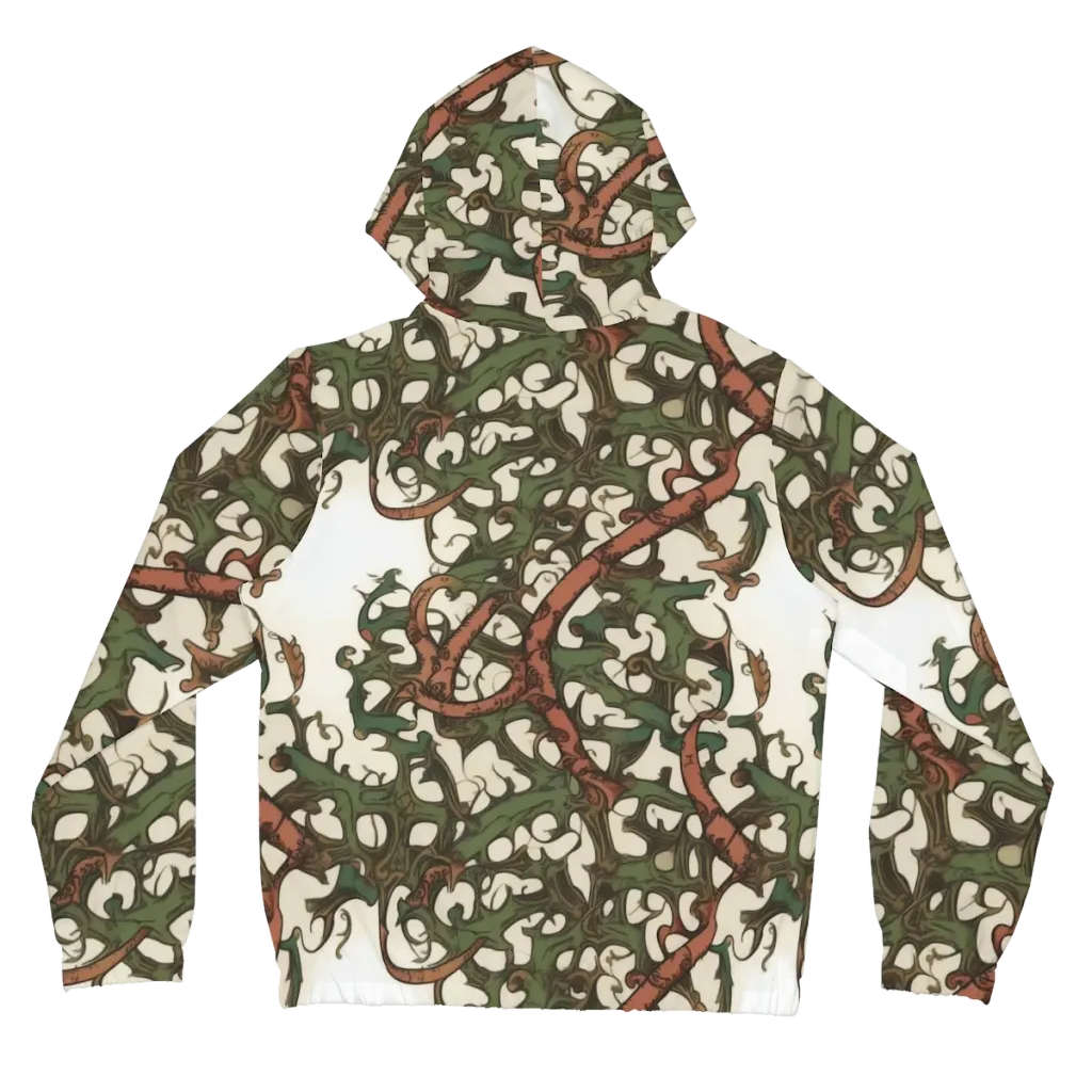 Russet Verdure on Women's Full-Zip Hoodie — Back