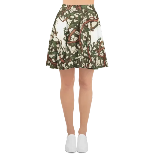 Russet Verdure on a Skater Skirt