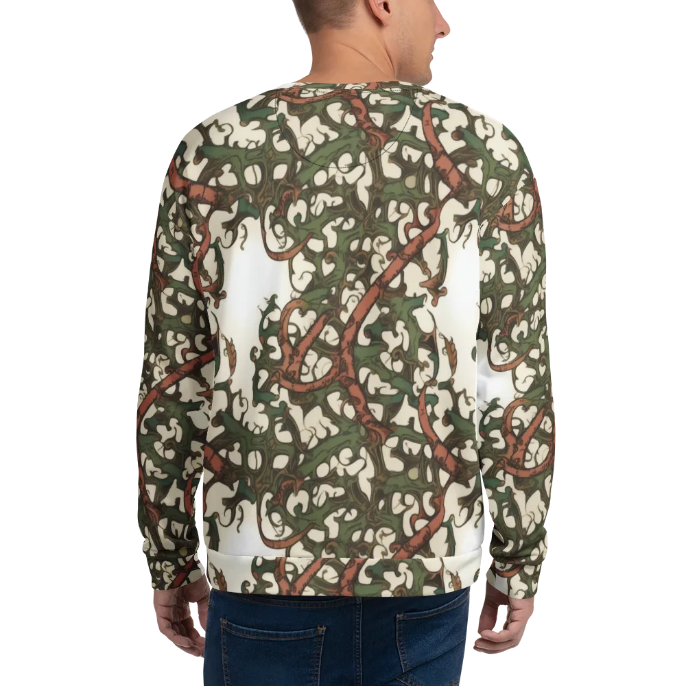 Russet Verdure on Sweatshirt — Back