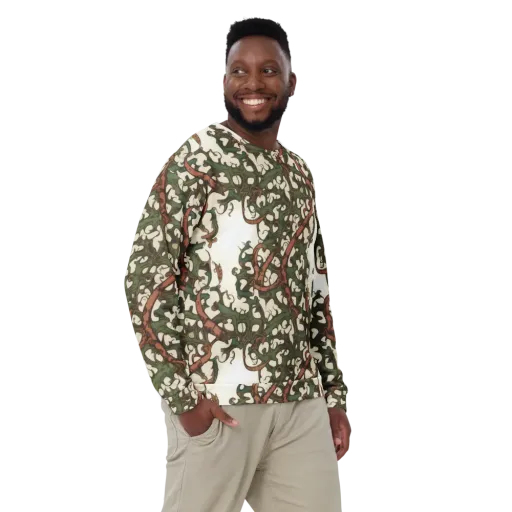 Russet Verdure on a Sweatshirt