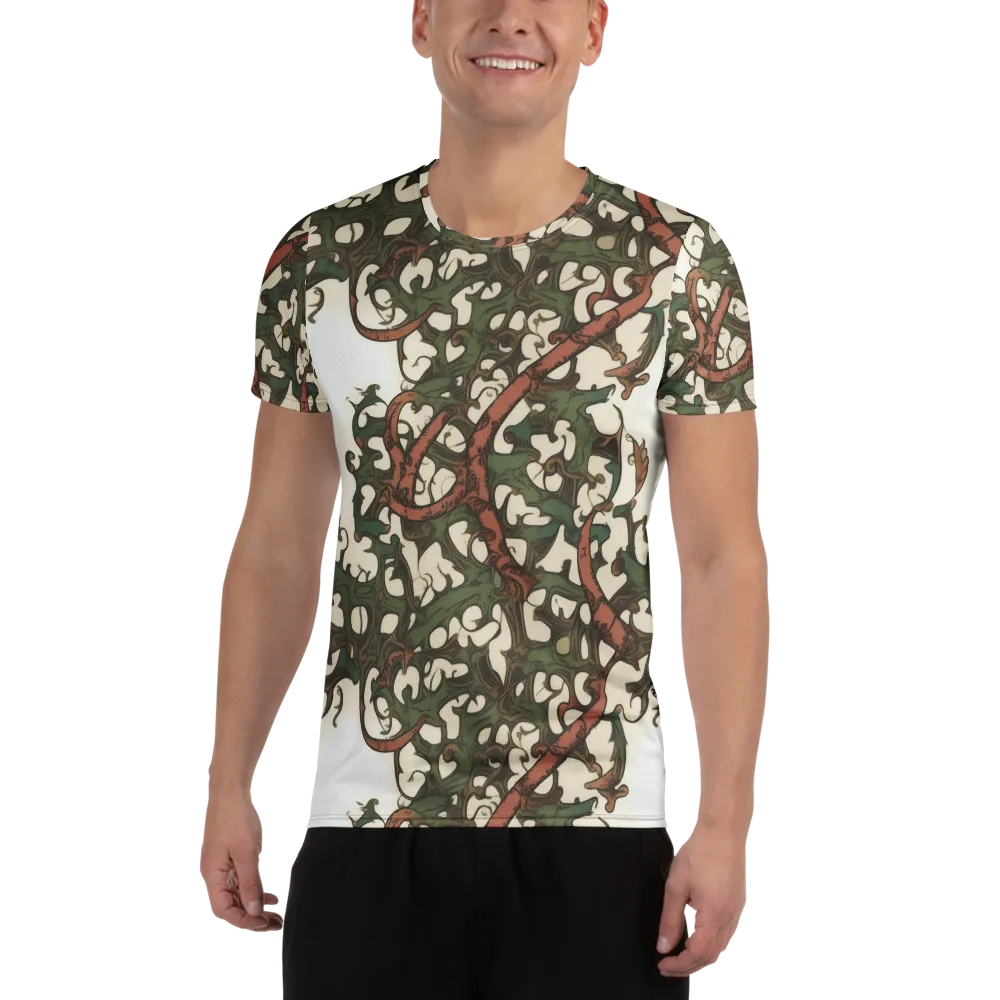 Russet Verdure on Men's Athletic T-Shirt — Front