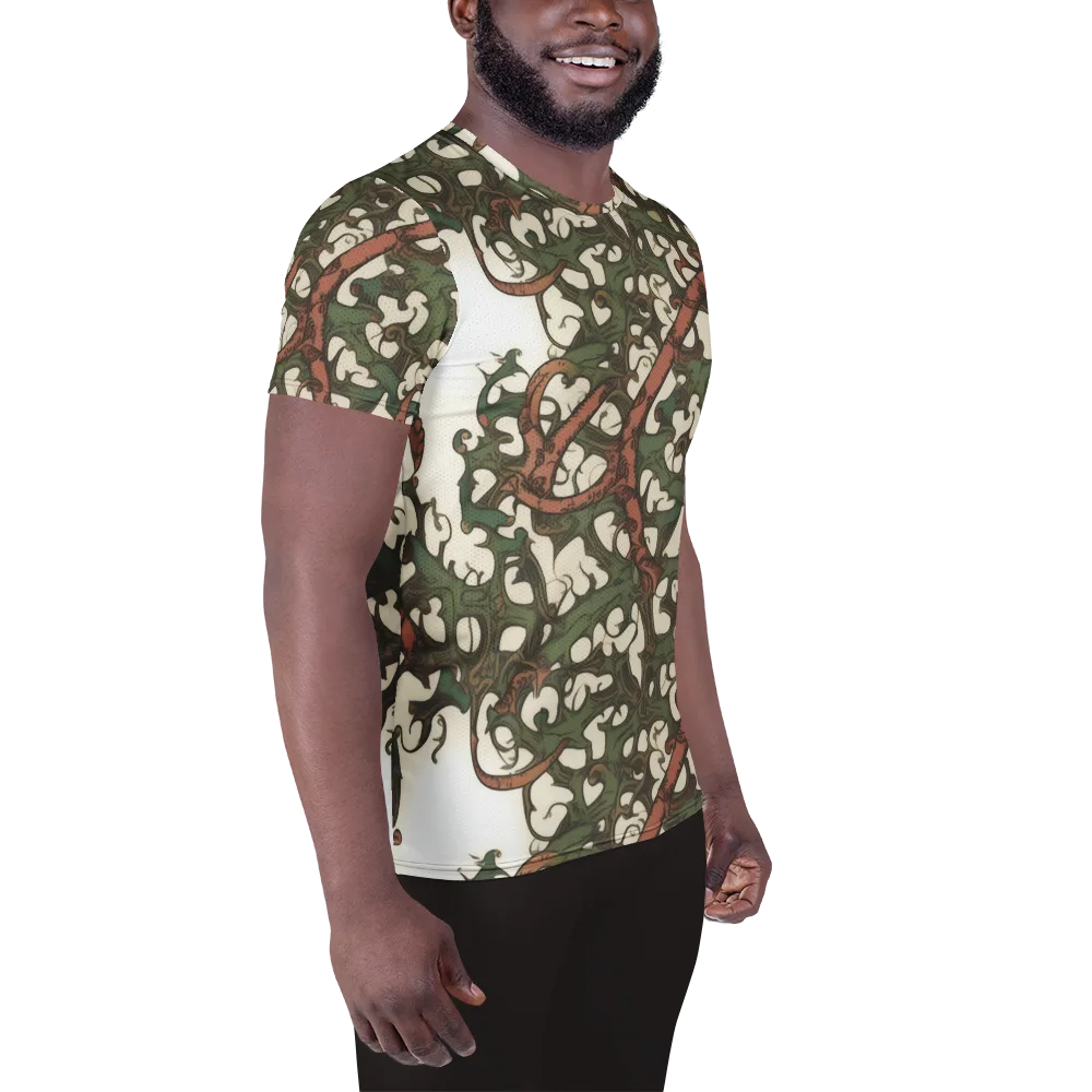 Russet Verdure on Men's Athletic T-Shirt — Right