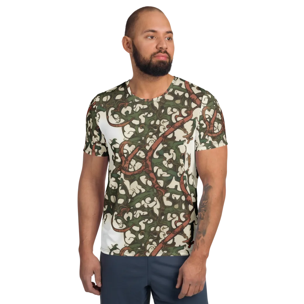Russet Verdure on Men's Athletic T-Shirt — Front