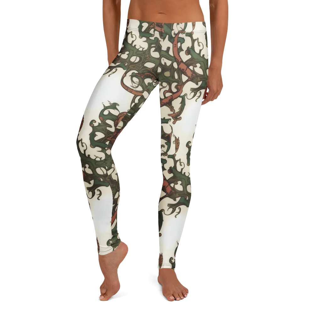 Russet Verdure on Leggings — Front