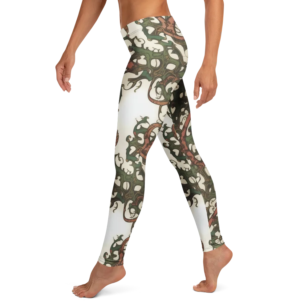 Russet Verdure on Leggings — Left