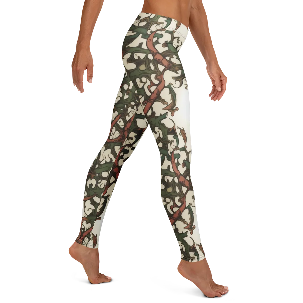 Russet Verdure on Leggings — Right