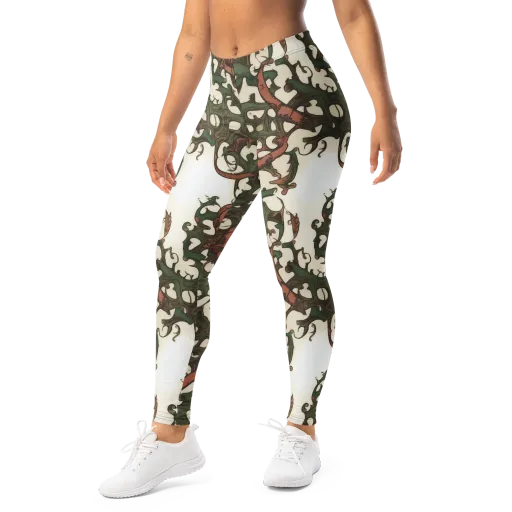 Russet Verdure on a Leggings
