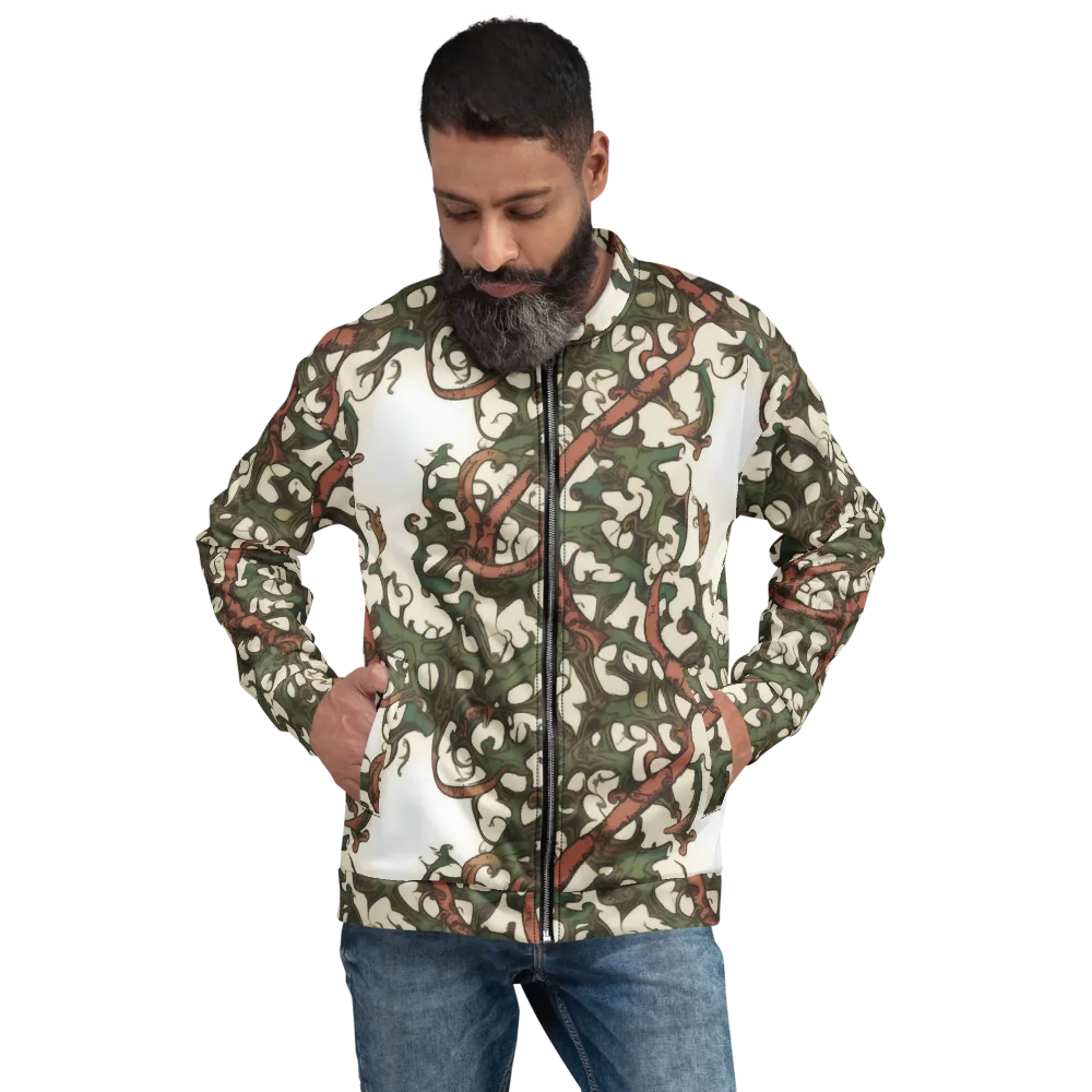 Russet Verdure on Bomber Jacket — Front