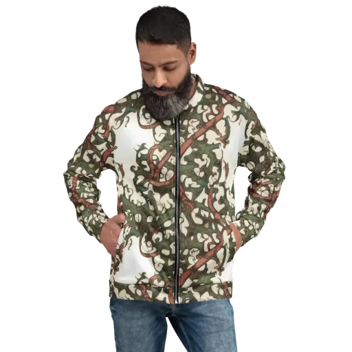 Russet Verdure on a Bomber Jacket