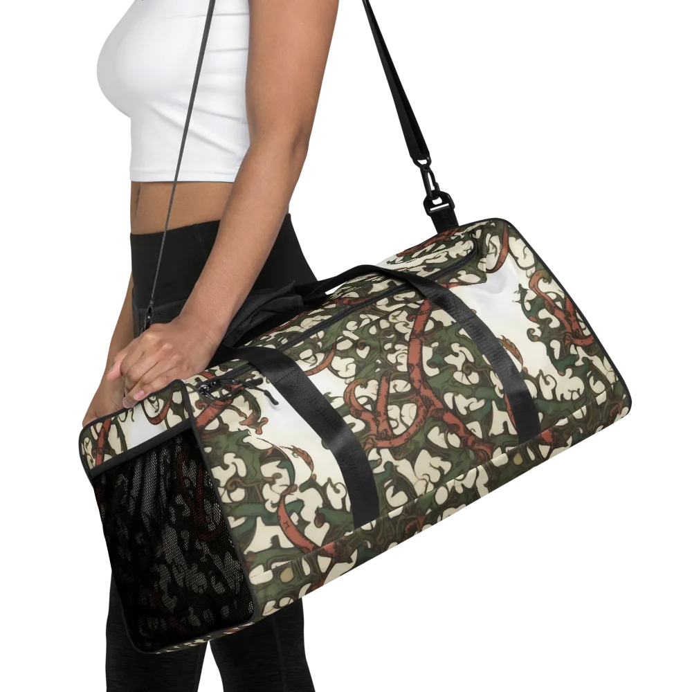 Russet Verdure on Duffle Bag — Front