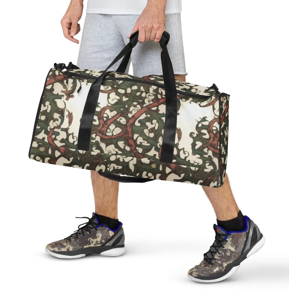 Russet Verdure on Duffle Bag — Front