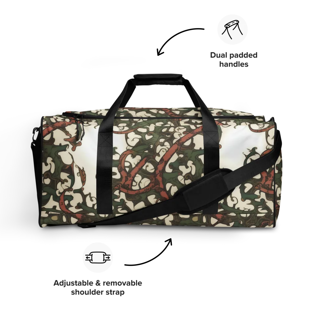 Russet Verdure on Duffle Bag — Front