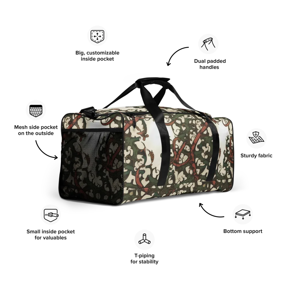 Russet Verdure on Duffle Bag — Right Front