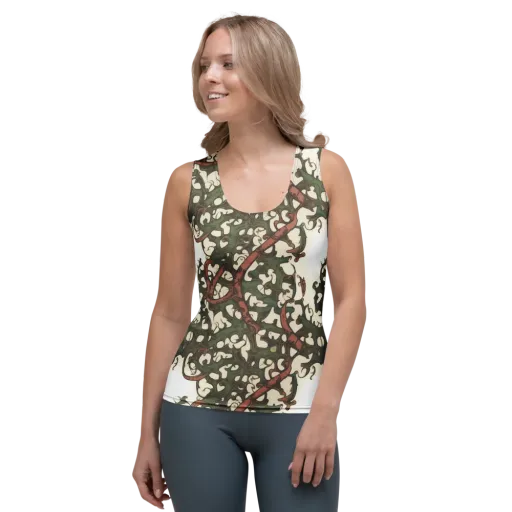 Russet Verdure on a Women's Tank Top