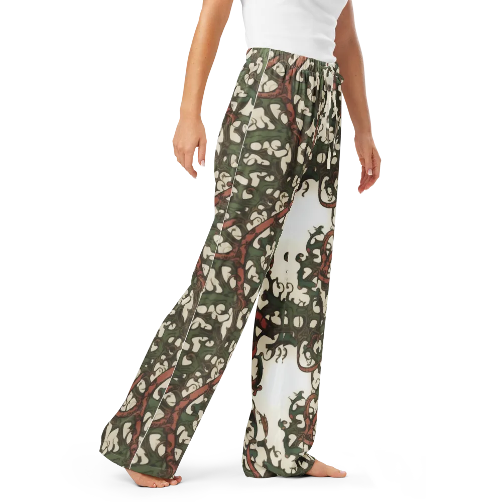 Russet Verdure on Women's Pajama Pants — Right Front