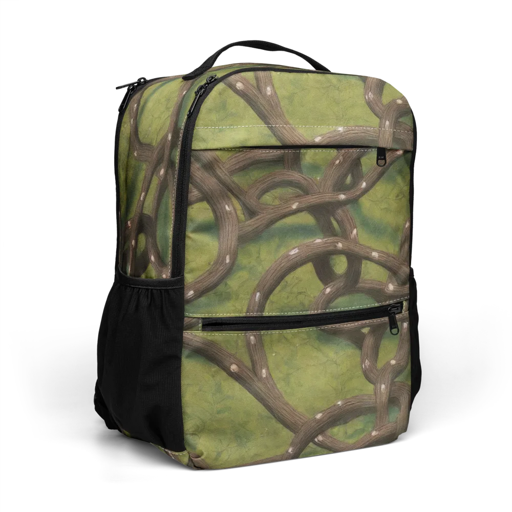 Vine Tangle on Utility Backpack — Right Front