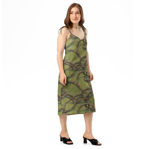 Vine Tangle on a Slip Dress