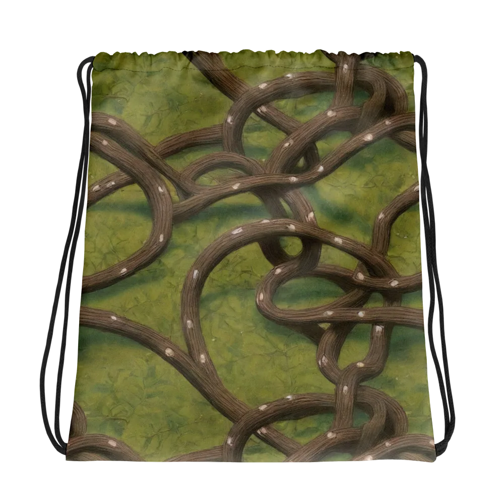 Vine Tangle on Drawstring Bag — Photo