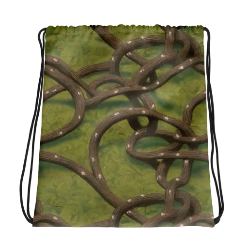 Vine Tangle on a Drawstring Bag