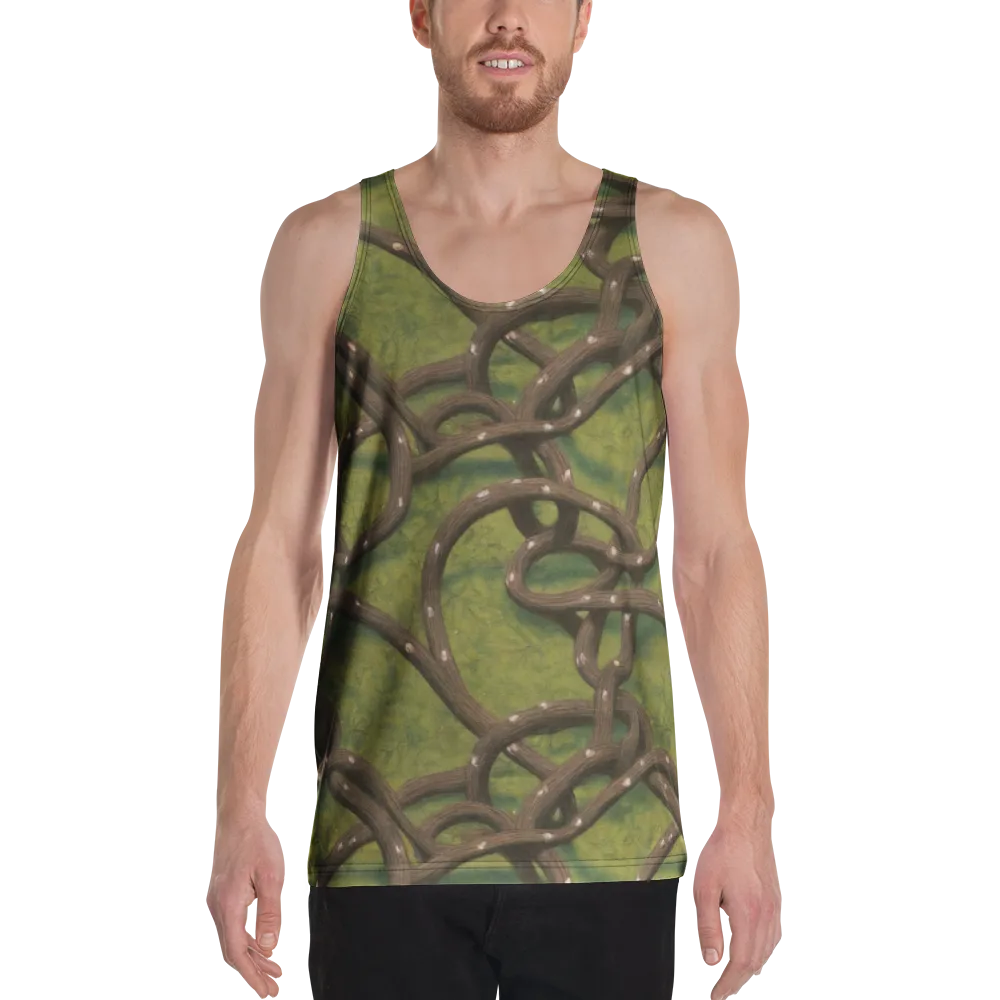 Vine Tangle on Men's Tank Top — Front