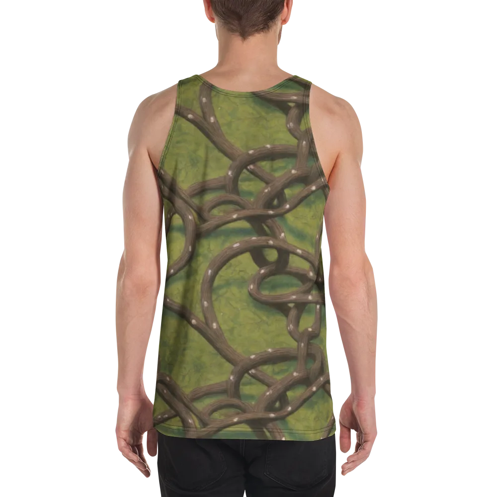 Vine Tangle on Men's Tank Top — Back