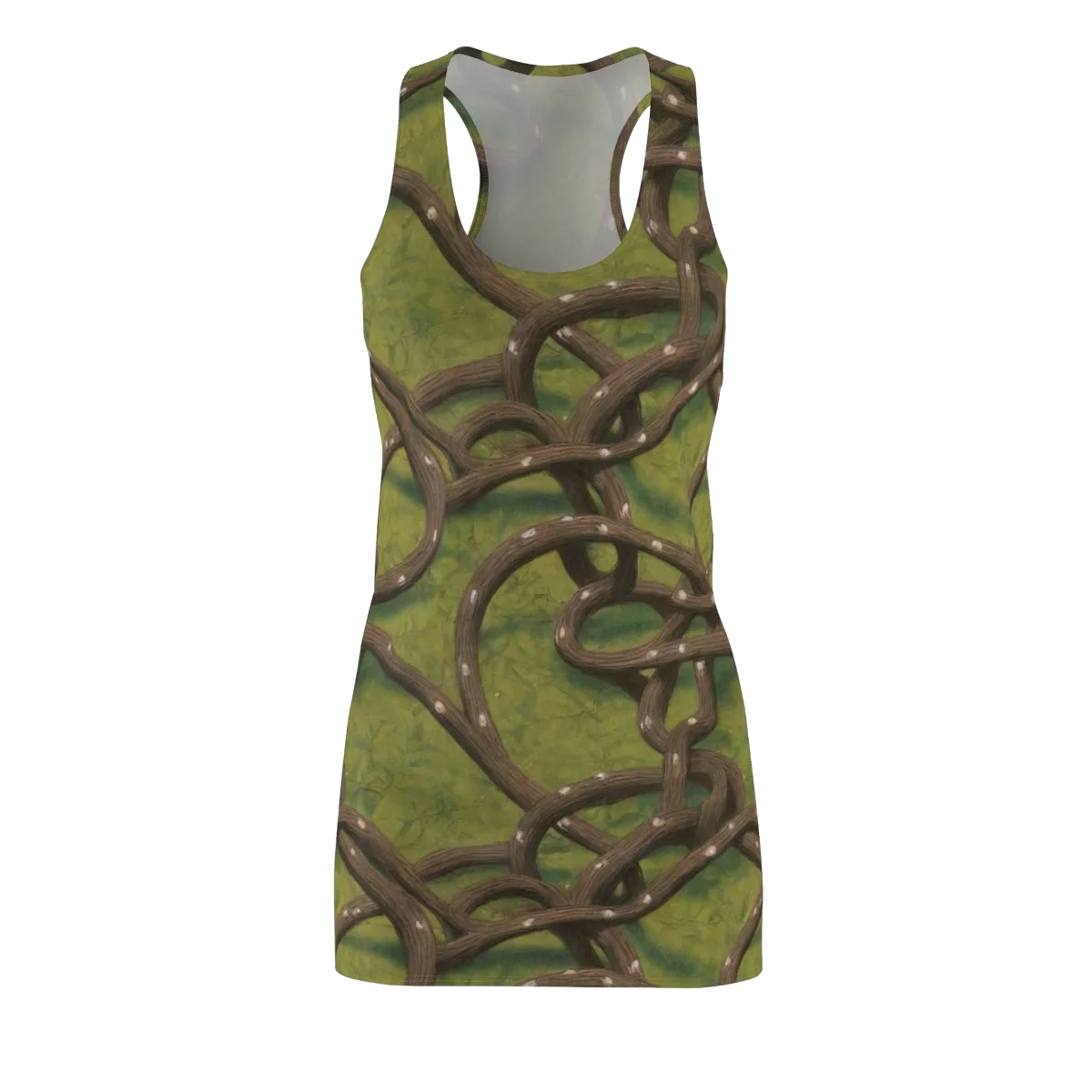 Vine Tangle on Racerback Dress — Front