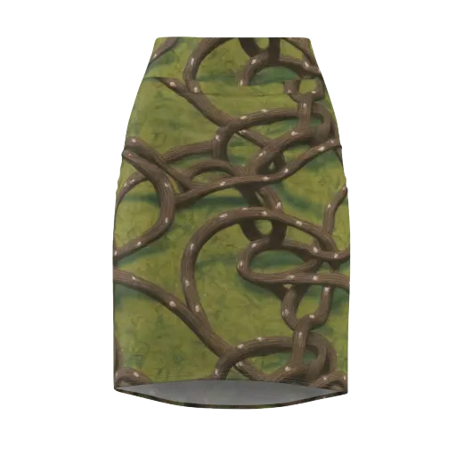 Vine Tangle on a Pencil Skirt