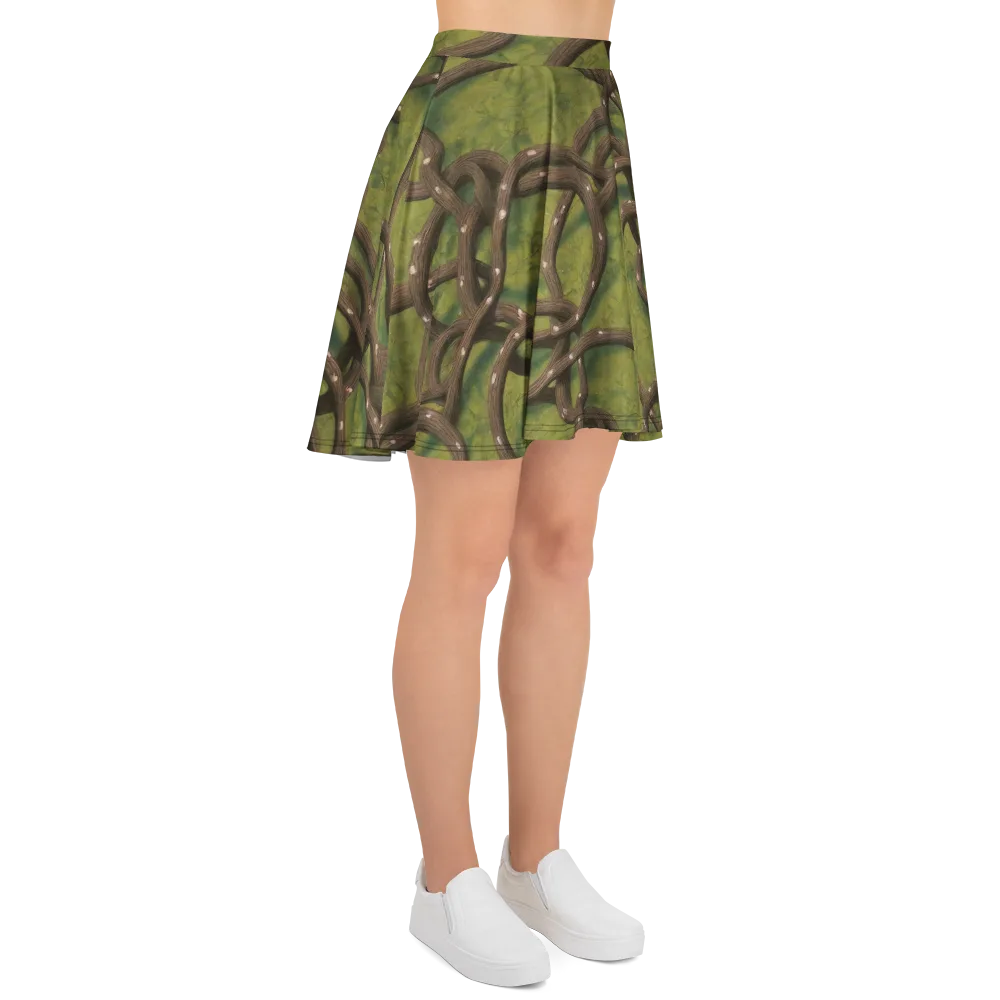 Vine Tangle on Skater Skirt — Right