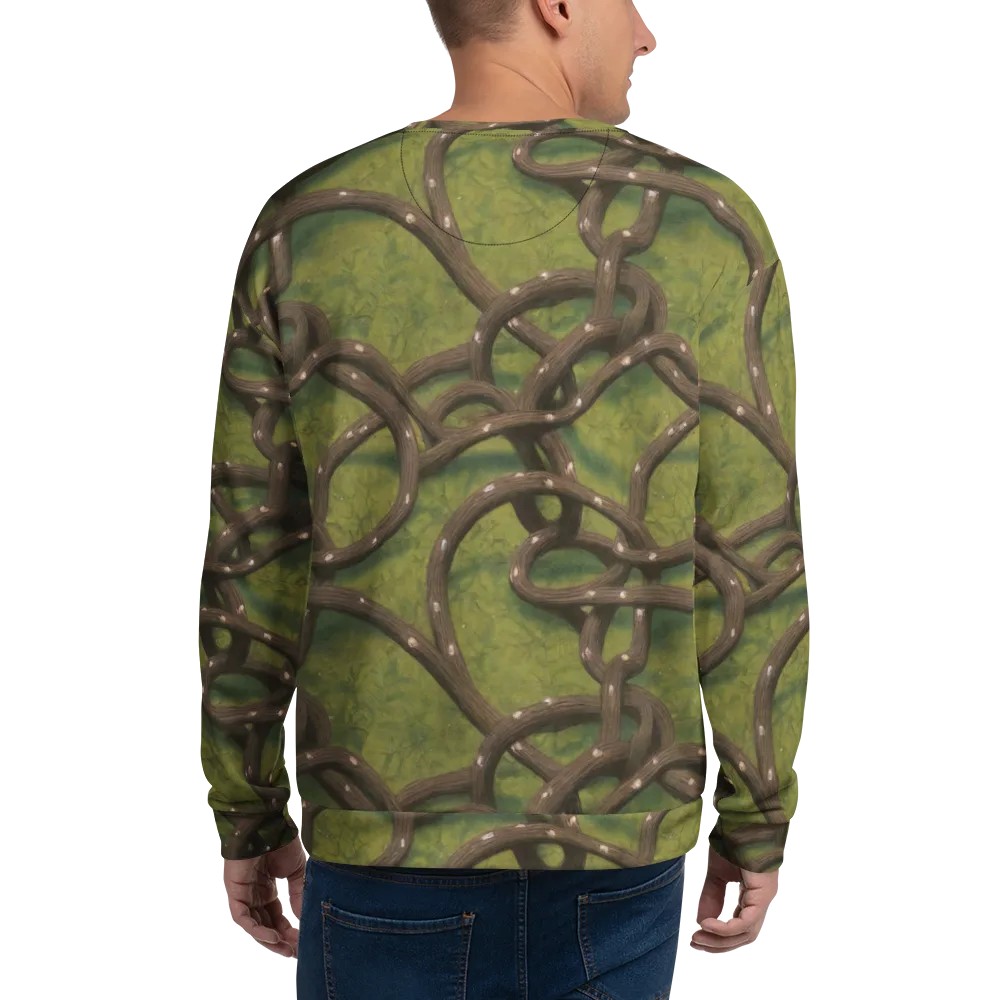 Vine Tangle on Sweatshirt — Back