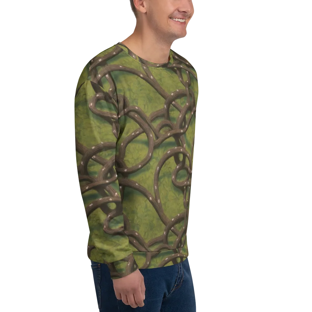 Vine Tangle on Sweatshirt — Right Front