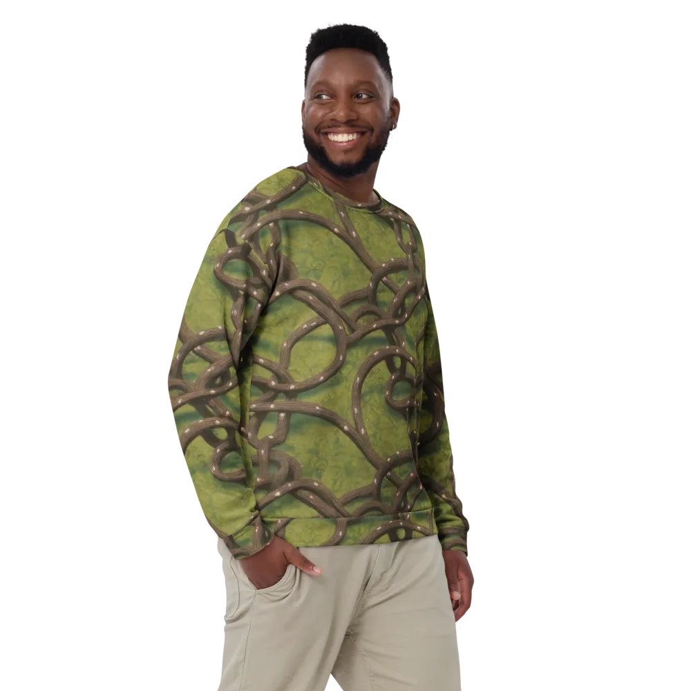 Vine Tangle on Sweatshirt — Front