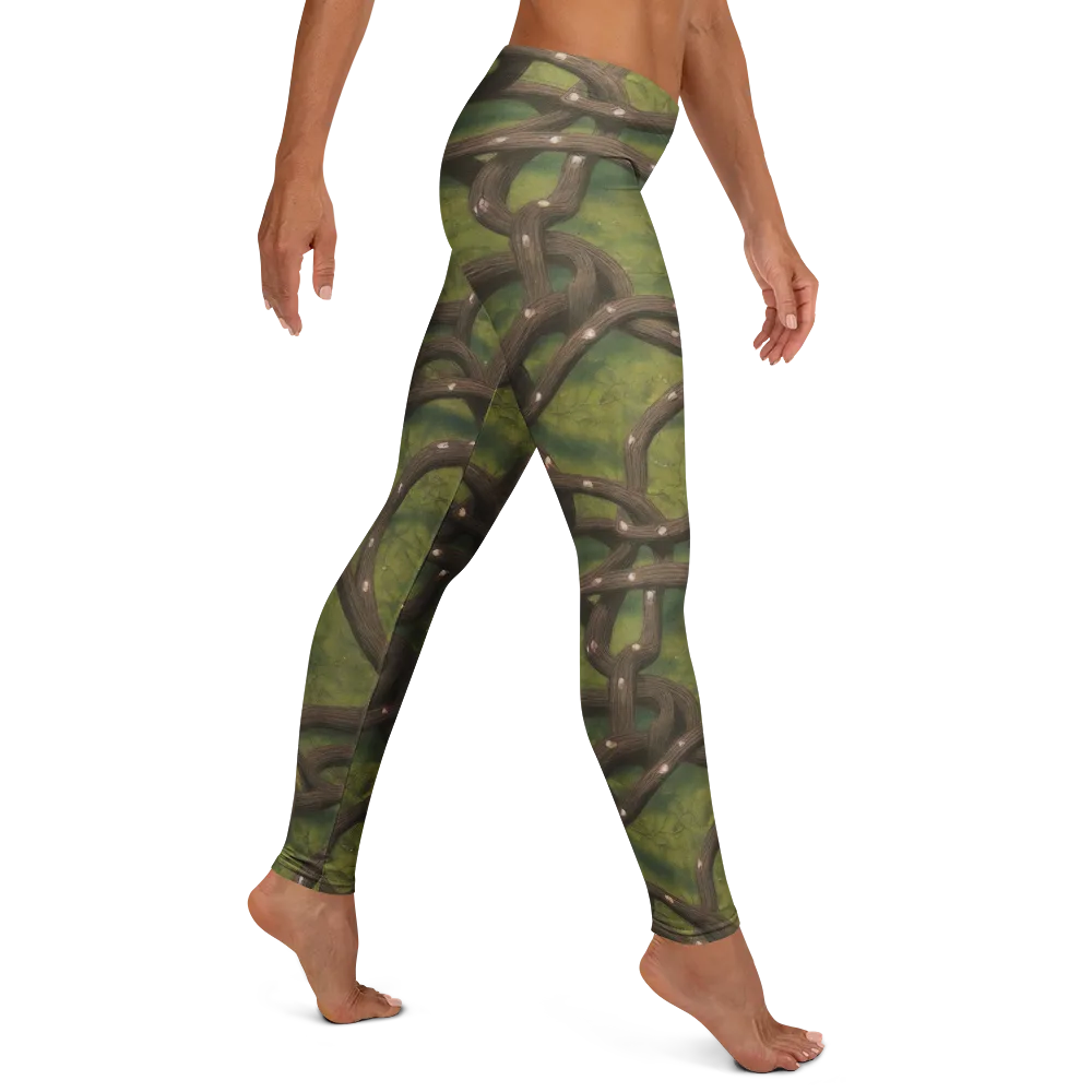 Vine Tangle on Leggings — Right