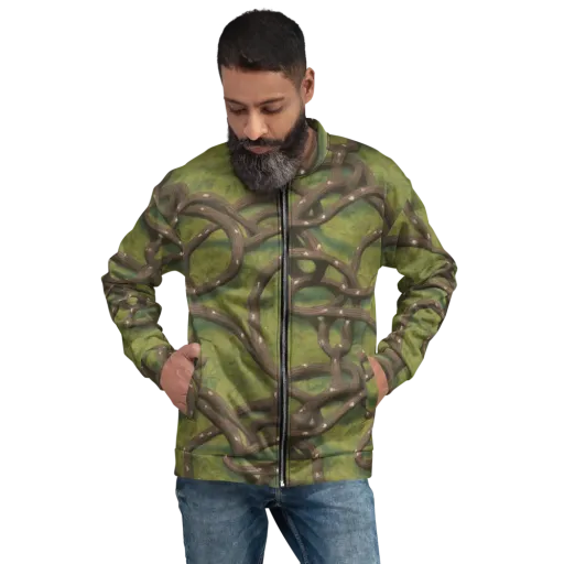Vine Tangle on a Bomber Jacket