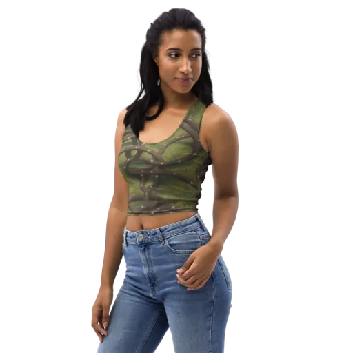 Vine Tangle on a Crop Top